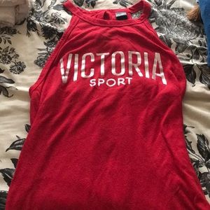 Open back workout tank